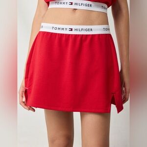 Tommy Hilfiger Vibrant Red Skirt